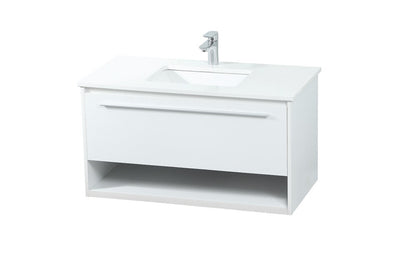 Elegant Furniture & Lighting - Roman 36 inch Single bathroom vanity in white - VF43536MWH veiw 15