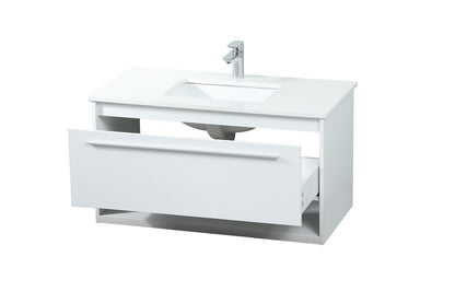 Elegant Furniture & Lighting - Roman 36 inch Single bathroom vanity in white - VF43536MWH veiw 16
