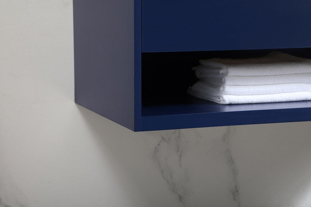 Elegant Furniture & Lighting - Roman 40 inch Single bathroom vanity in blue - VF43540MBL veiw 13