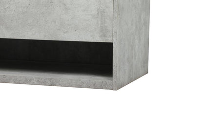 Elegant Furniture & Lighting - Roman 40 inch Single bathroom vanity in concrete grey - VF43540MCG veiw 6