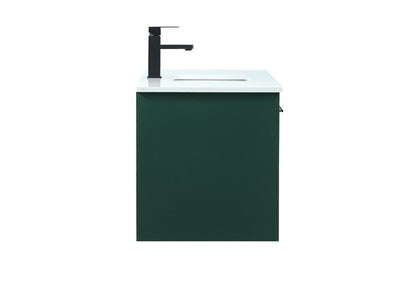 Elegant Furniture & Lighting - Roman 40 inch Single bathroom vanity in green - VF43540MGN veiw 7