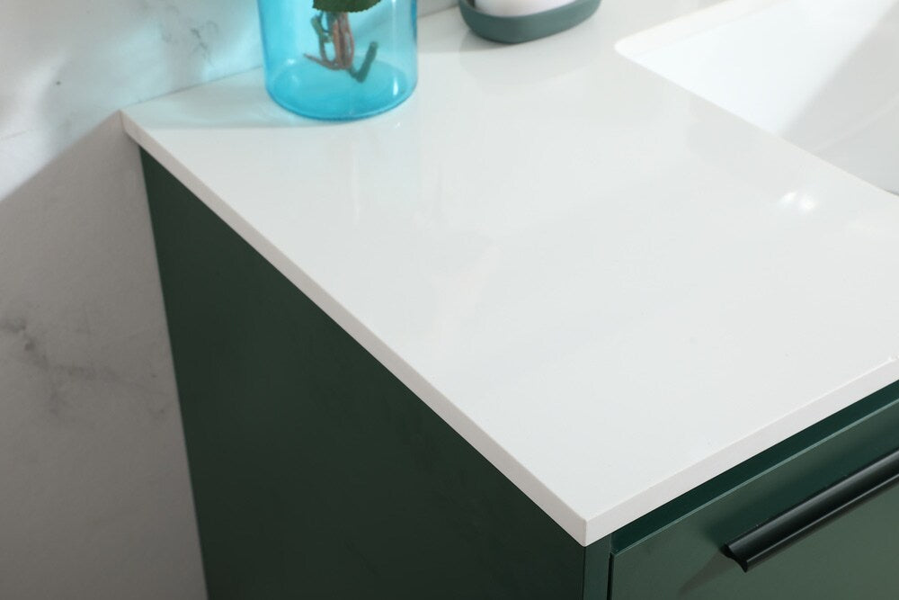 Elegant Furniture & Lighting - Roman 40 inch Single bathroom vanity in green - VF43540MGN veiw 12