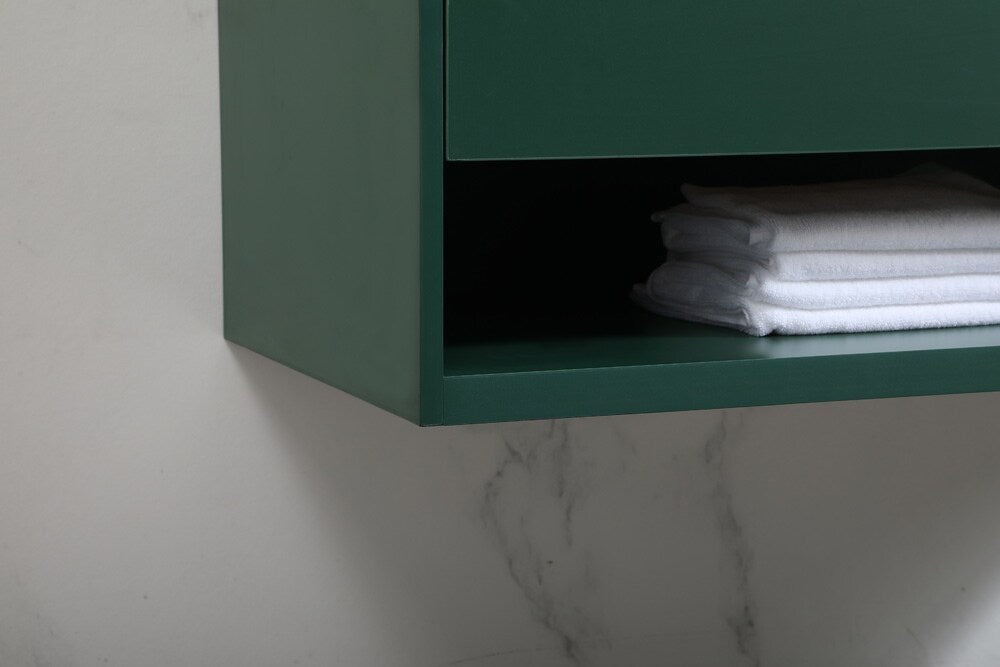 Elegant Furniture & Lighting - Roman 40 inch Single bathroom vanity in green - VF43540MGN veiw 13