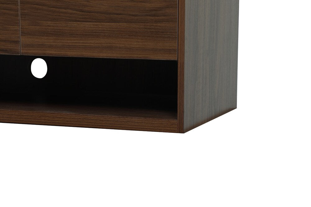 Elegant Furniture & Lighting - Roman 48 inch Single bathroom vanity in walnut - VF43548MWT veiw 6