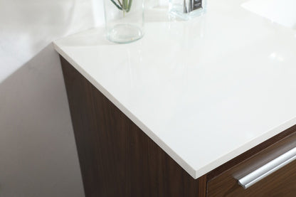 Elegant Furniture & Lighting - Roman 48 inch Single bathroom vanity in walnut - VF43548MWT veiw 12