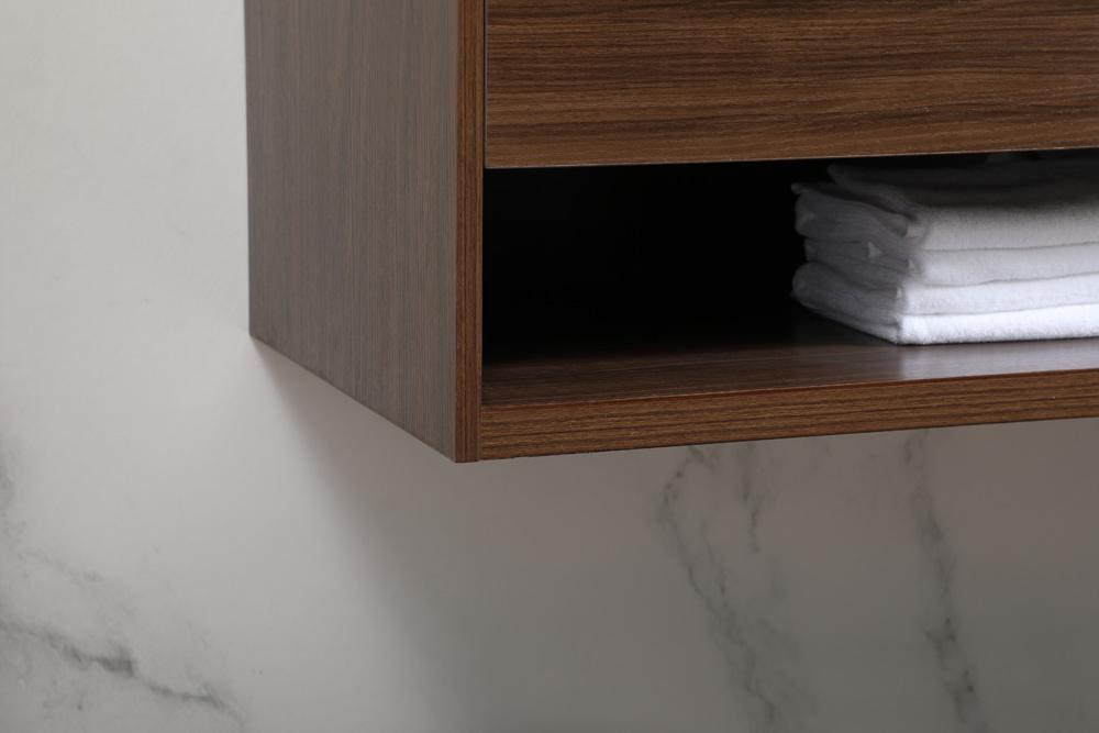 Elegant Furniture & Lighting - Roman 48 inch Single bathroom vanity in walnut - VF43548MWT veiw 13