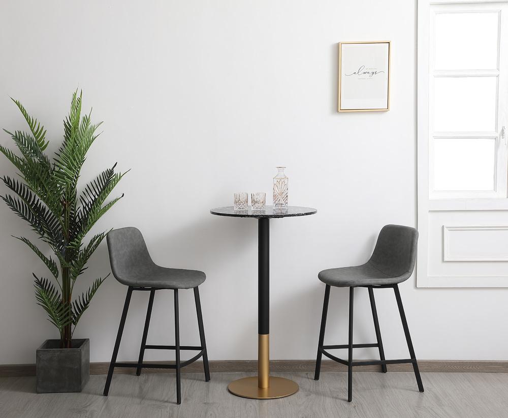 Elegant Furniture & Lighting - Ronan 23 inch pub table in black - AF110224BK veiw 2