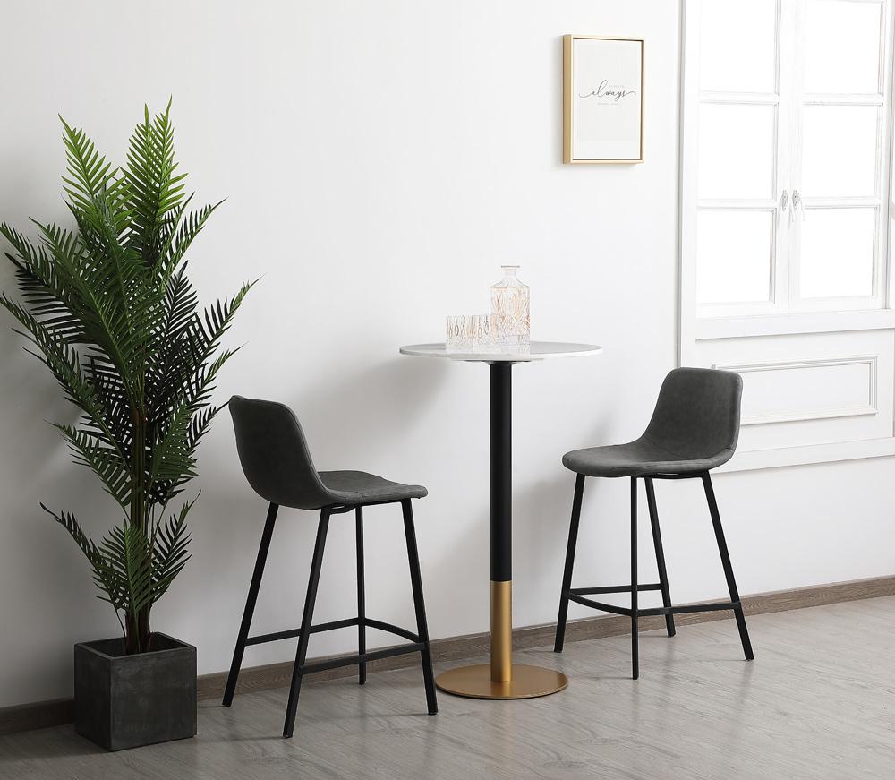 Elegant Furniture & Lighting - Ronan 23 inch pub table in white - AF110224WH veiw 3