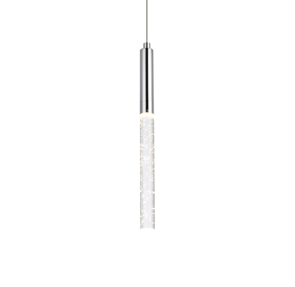 Elegant Furniture & Lighting - Ruelle 1 light Chrome Pendant - 5203D5C veiw 3