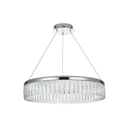 Elegant Furniture & Lighting - Rune 24 inch Adjustable LED chandelier in Chrome - 2060D24C veiw 10