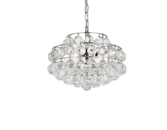 Elegant Furniture & Lighting - Savannah 14 inch pendant in chrome - 1106D14C veiw 1