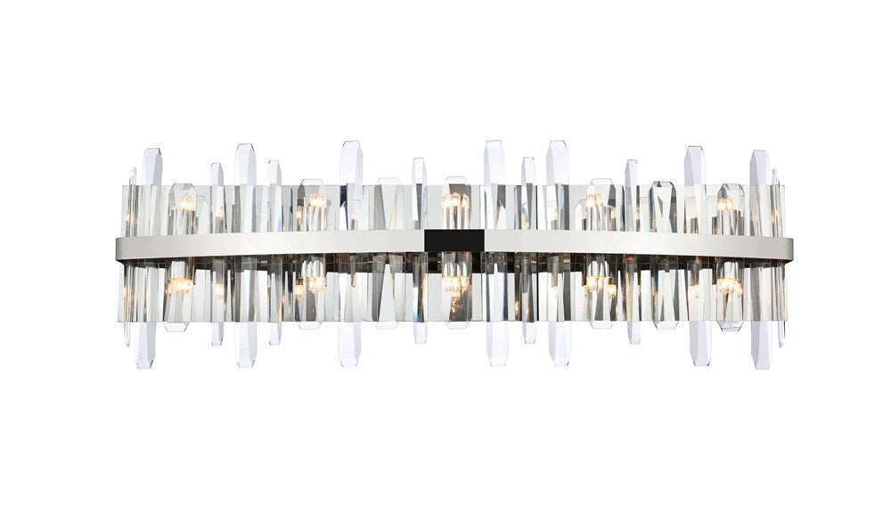 Elegant Furniture & Lighting - Serena 36 inch crystal bath sconce in chrome - 2200W36C veiw 1