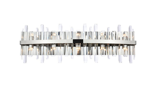 Elegant Furniture & Lighting - Serena 36 inch crystal bath sconce in chrome - 2200W36C veiw 1