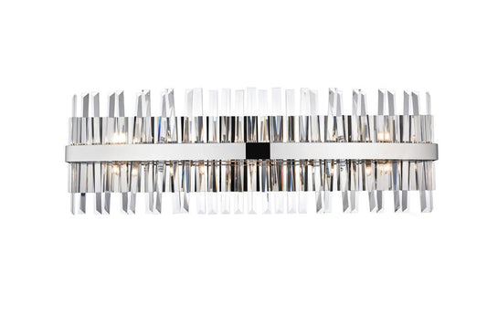 Elegant Furniture & Lighting - Serephina 36 inch crystal bath sconce in chrome - 6200W36C veiw 1