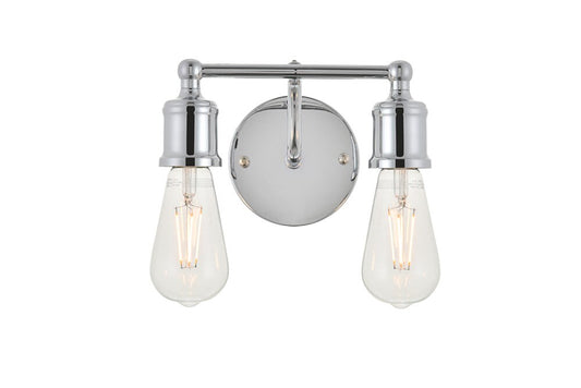 Elegant Furniture & Lighting - Serif 2 light chrome Wall Sconce - LD4028W9C veiw 1