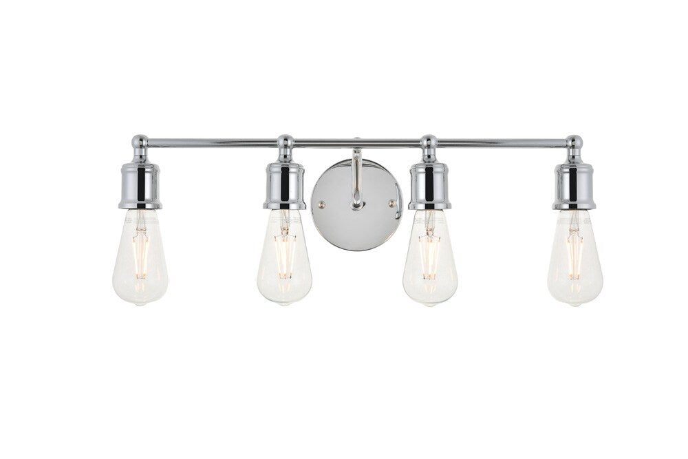 Elegant Furniture & Lighting - Serif 4 light chrome Wall Sconce - LD4028W22C veiw 1