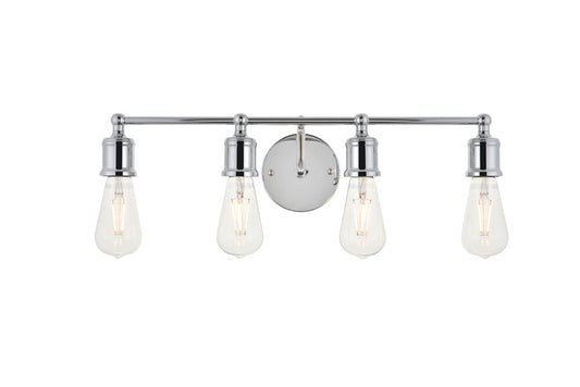 Elegant Furniture & Lighting - Serif 4 light chrome Wall Sconce - LD4028W22C veiw 1