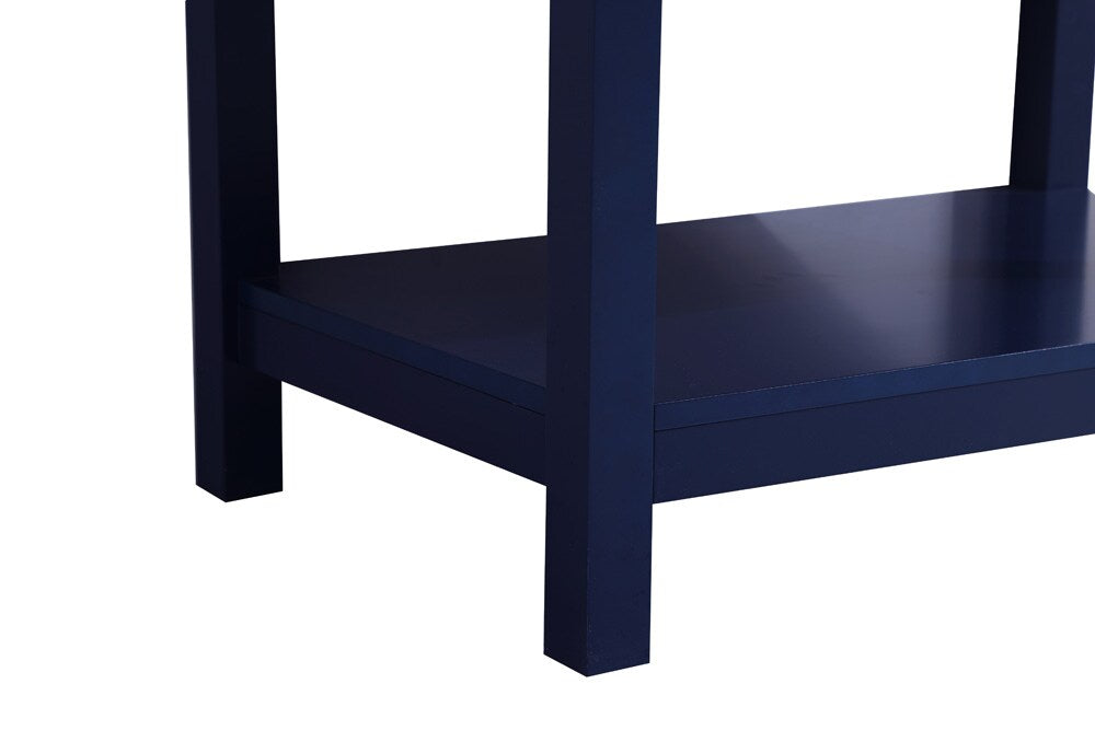 Elegant Furniture & Lighting - Sinclaire 30 inch Single Bathroom Vanity in Blue with Backsplash - VF19030BL-BS veiw 6