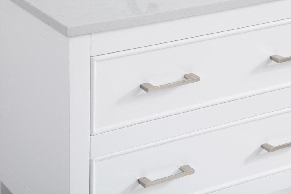Elegant Furniture & Lighting - Sinclaire 30 inch Single Bathroom Vanity in White with Backsplash - VF19030WH-BS veiw 5
