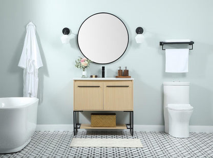 Elegant Furniture & Lighting - Sloane 36 inch Single bathroom vanity in maple - VF42536MMP veiw 5