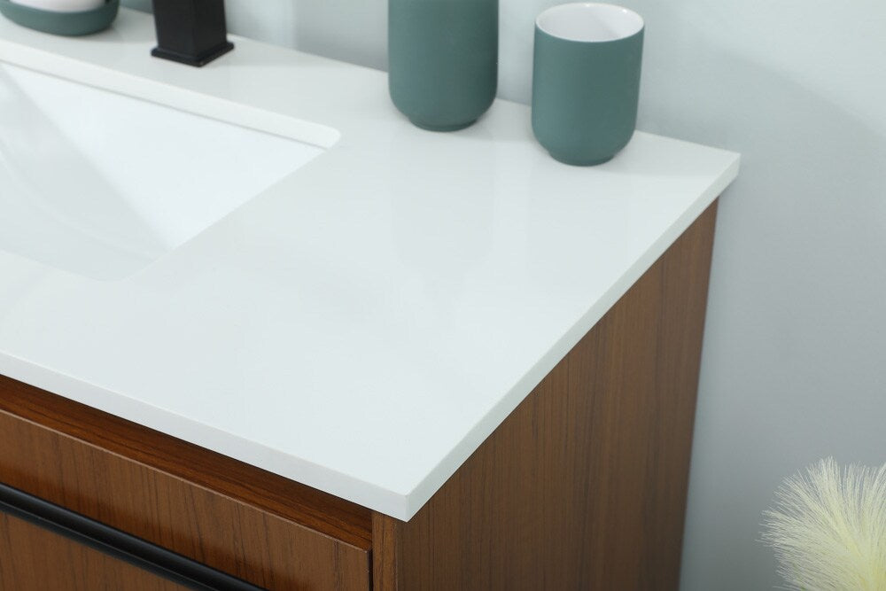 Elegant Furniture & Lighting - Sloane 36 inch Single bathroom vanity in teak - VF42536MTK veiw 6