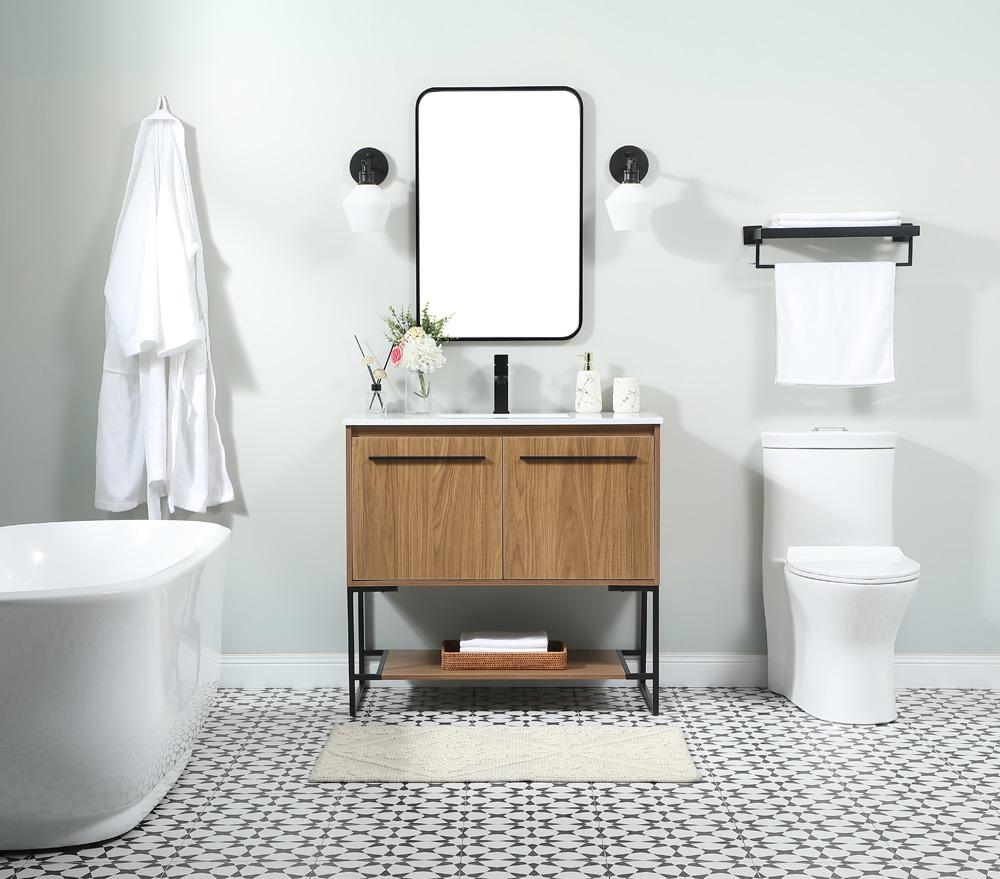 Elegant Furniture & Lighting Sloane Bathroom Vanity - Thumbnail 4
