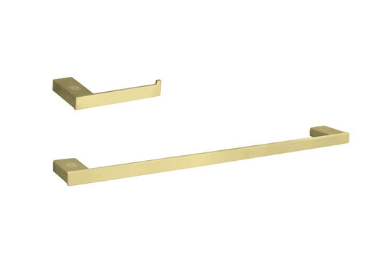 Elegant Furniture & Lighting - Sofia 2-Piece Bathroom Hardware Set in Brushed Gold - HWB-13S2BGD veiw 1