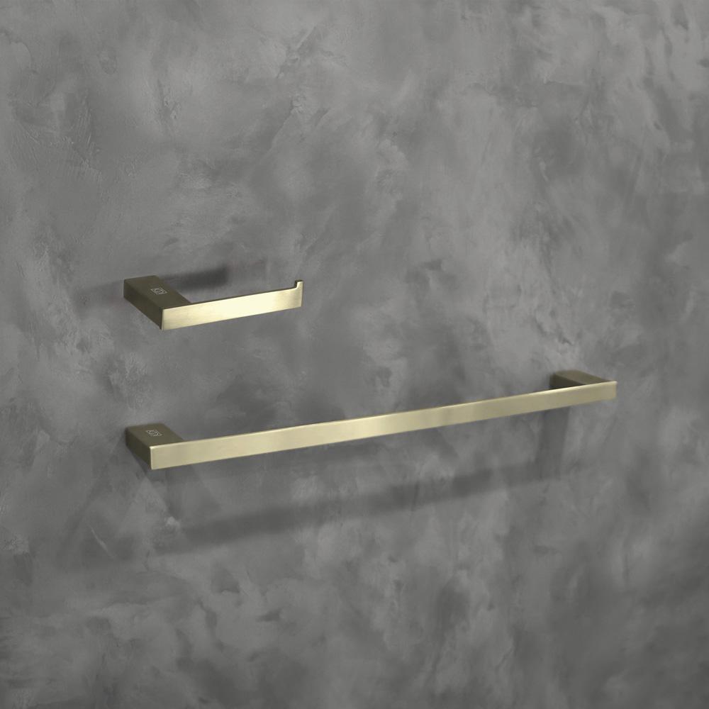 Elegant Furniture & Lighting - Sofia 2-Piece Bathroom Hardware Set in Brushed Gold - HWB-13S2BGD veiw 2