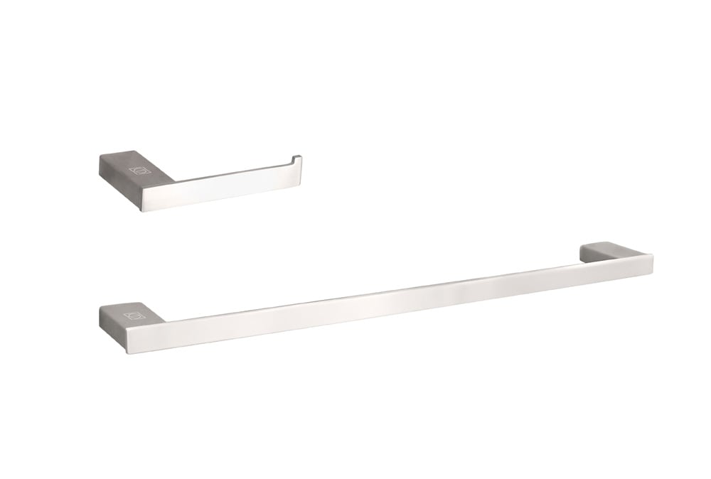 Elegant Furniture & Lighting - Sofia 2-Piece Bathroom Hardware Set in Brushed Nickel - HWB-13S2BNK veiw 1