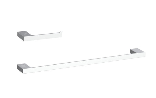 Elegant Furniture & Lighting - Sofia 2-Piece Bathroom Hardware Set in Chrome - HWB-13S2PCH veiw 1
