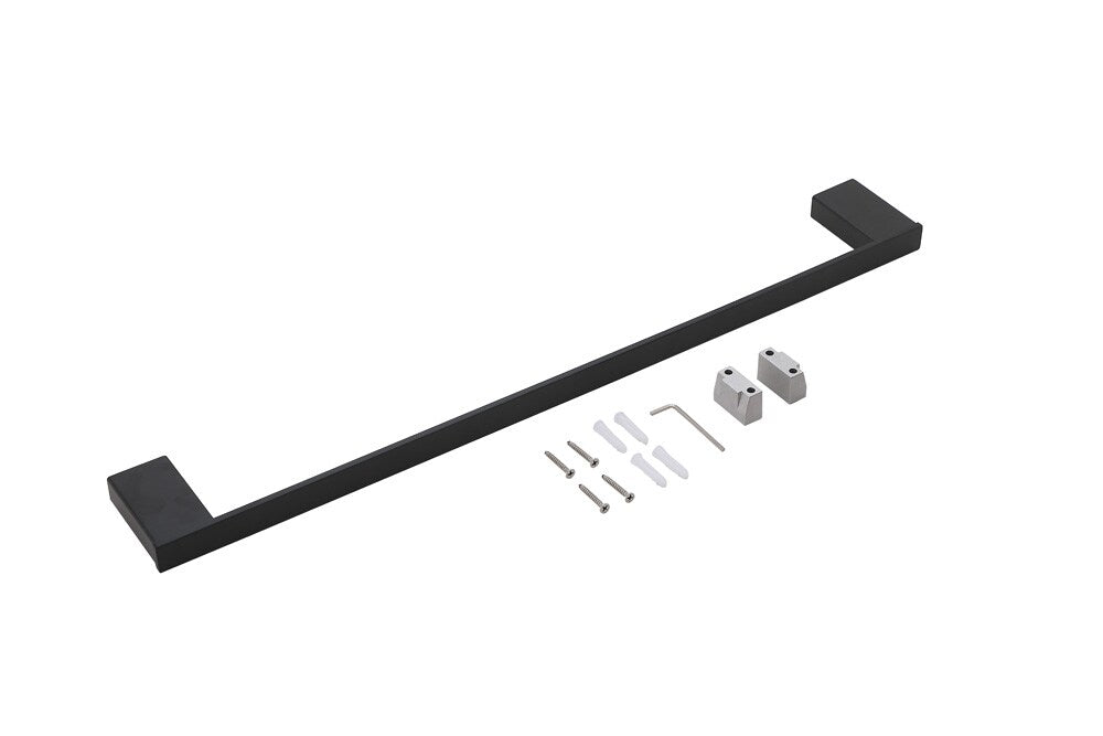 Elegant Furniture & Lighting - Sofia 2-Piece Bathroom Hardware Set in Matte Black - HWB-13S2MBK veiw 5