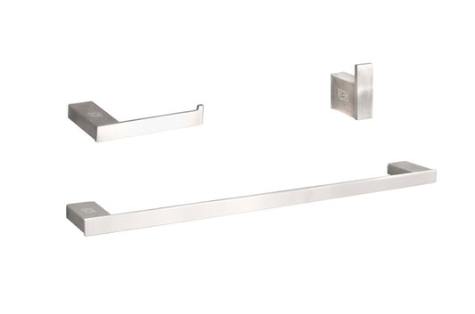 Elegant Furniture & Lighting - Sofia 3-Piece Bathroom Hardware Set in Brushed Nickel - HWB-13S3HBNK veiw 1