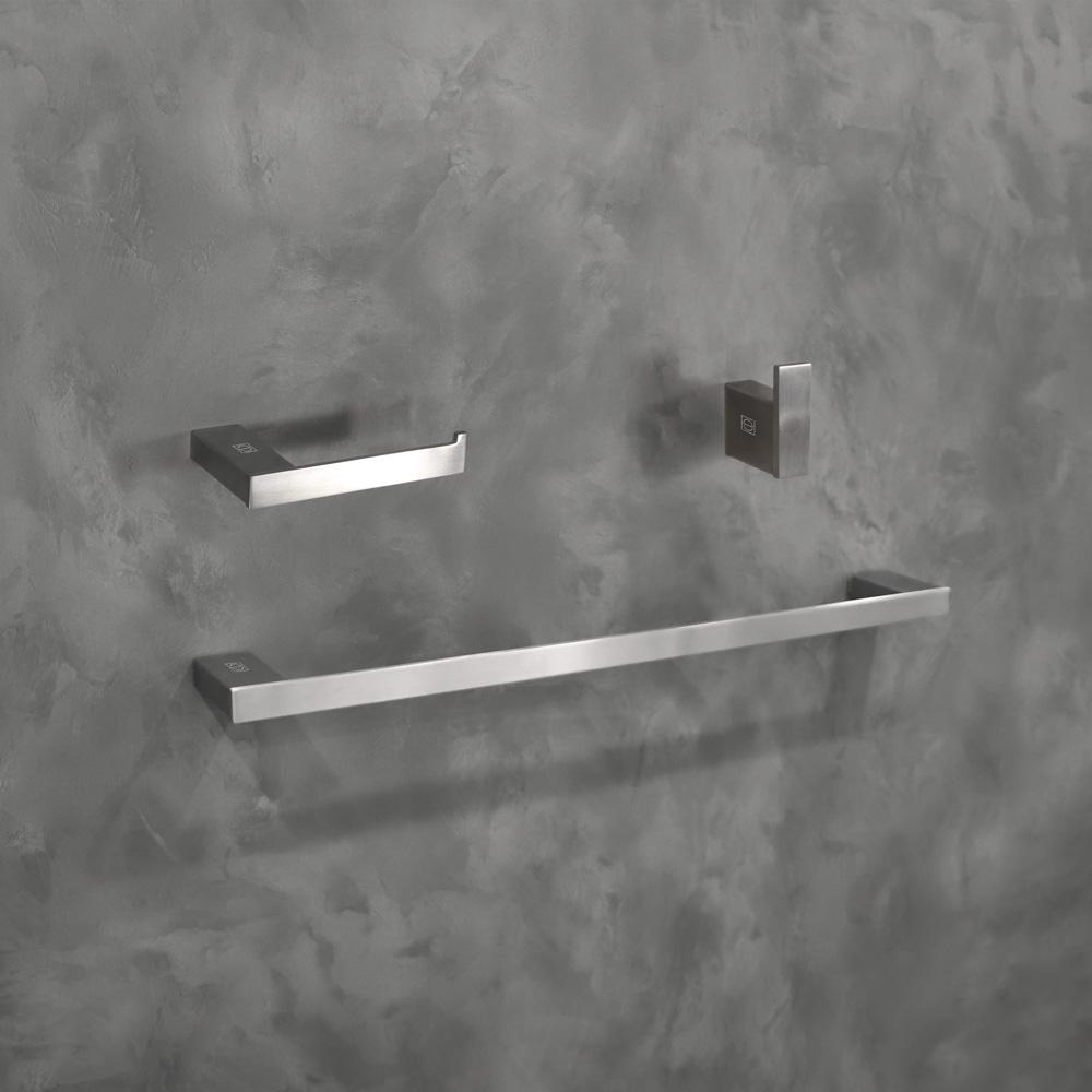 Elegant Furniture & Lighting - Sofia 3-Piece Bathroom Hardware Set in Brushed Nickel - HWB-13S3HBNK veiw 2