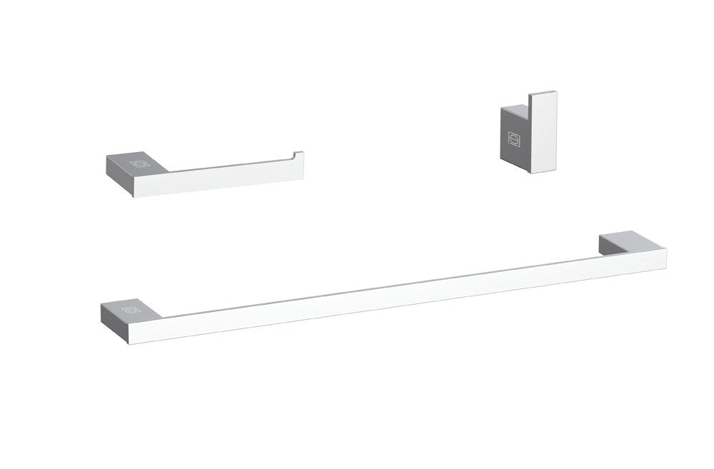 Elegant Furniture & Lighting - Sofia 3-Piece Bathroom Hardware Set in Chrome - HWB-13S3HPCH veiw 1