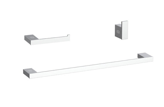 Elegant Furniture & Lighting - Sofia 3-Piece Bathroom Hardware Set in Chrome - HWB-13S3HPCH veiw 1