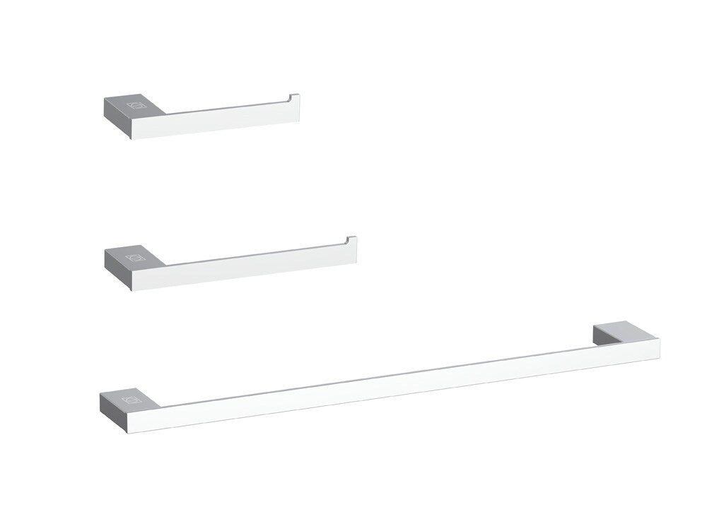 Elegant Furniture & Lighting - Sofia 3-Piece Bathroom Hardware Set in Chrome - HWB-13S3RPCH veiw 1