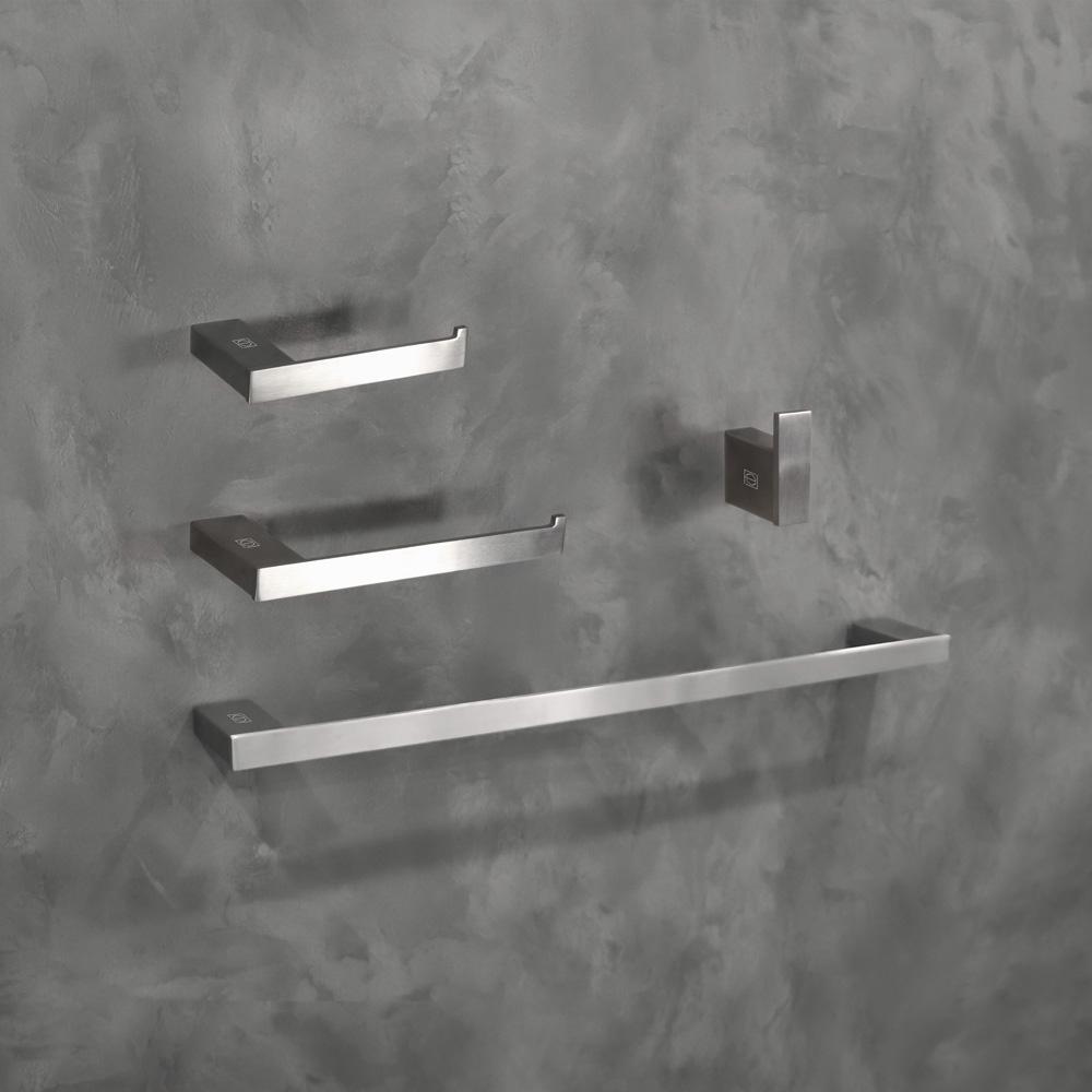 Elegant Furniture & Lighting - Sofia 4-Piece Bathroom Hardware Set in Brushed Nickel - HWB-13S4BNK veiw 2