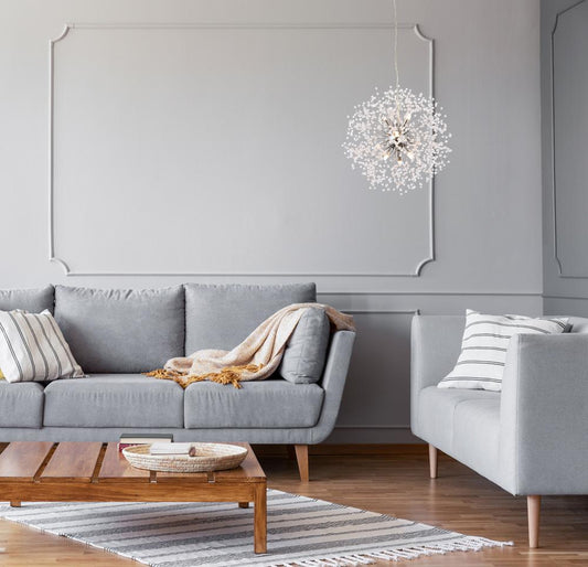 Elegant Furniture & Lighting - Solace 9 lights Chrome pendant - 3507D18C veiw 2