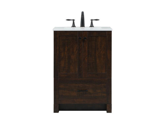 Elegant Furniture & Lighting - Soma 24 inch Single bathroom vanity in expresso - VF2824EX veiw 1