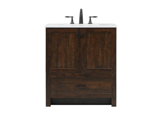 Elegant Furniture & Lighting - Soma 30 inch Single bathroom vanity in expresso - VF2830EX veiw 1