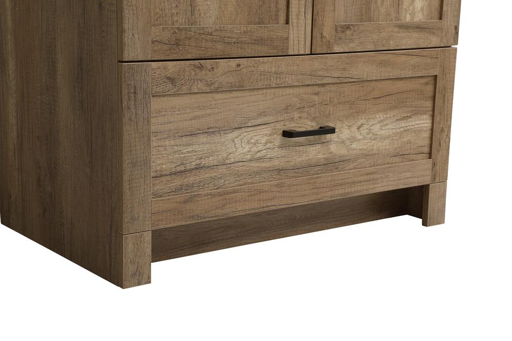 Elegant Furniture & Lighting - Soma 30 inch Single Bathroom Vanity in Natural oak with Backsplash - VF2830NT-BS veiw 6