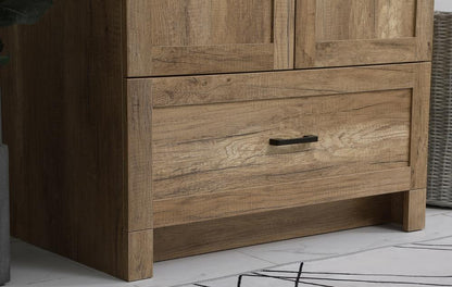 Elegant Furniture & Lighting - Soma 30 inch Single Bathroom Vanity in Natural oak with Backsplash - VF2830NT-BS veiw 12