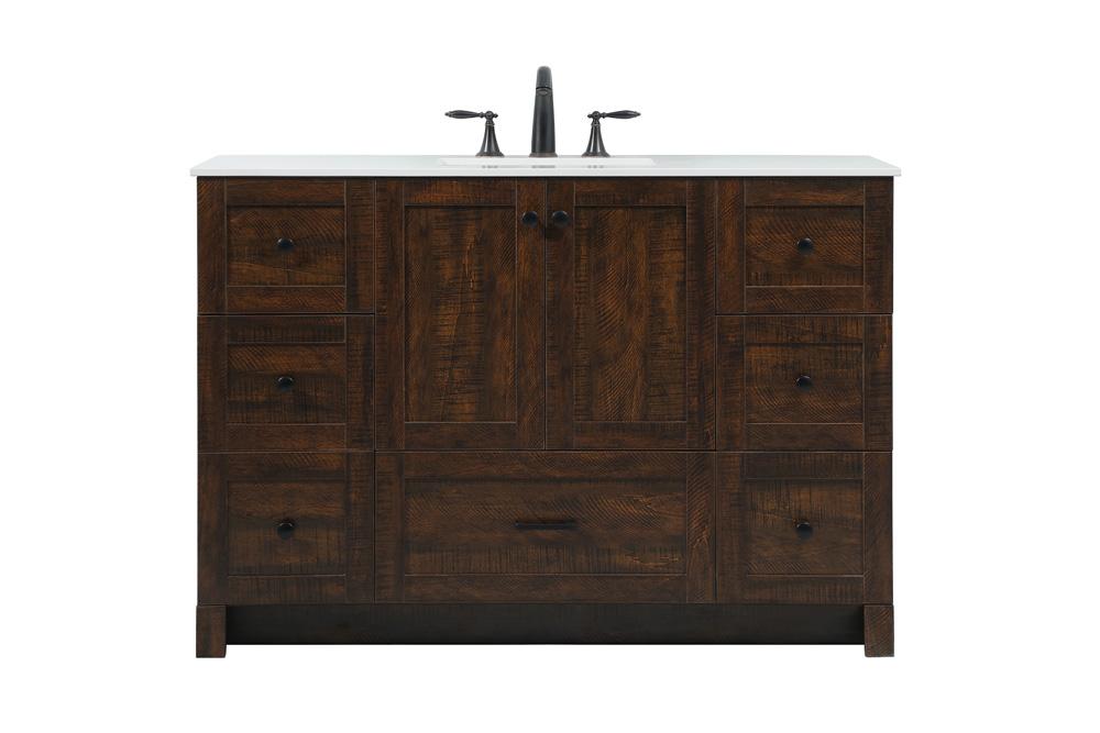 Elegant Furniture & Lighting - Soma 48 inch Single bathroom vanity in expresso - VF2848EX veiw 1