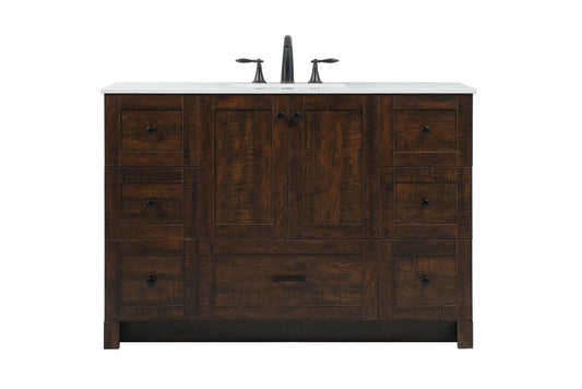 Elegant Furniture & Lighting - Soma 48 inch Single bathroom vanity in expresso - VF2848EX veiw 1