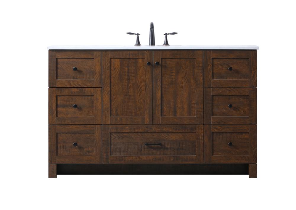 Elegant Furniture & Lighting - Soma 54 Inch SIngle Bathroom Vanity In Expresso - VF2854EX veiw 1