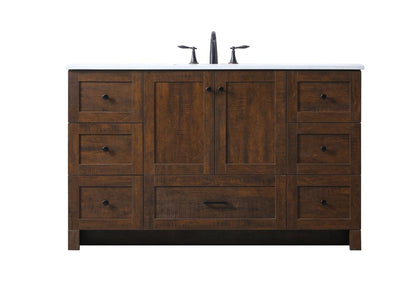 Elegant Furniture & Lighting - Soma 54 Inch SIngle Bathroom Vanity In Expresso - VF2854EX veiw 1