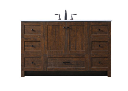 Elegant Furniture & Lighting - Soma 54 Inch SIngle Bathroom Vanity In Expresso - VF2854EX veiw 1