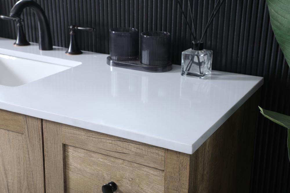 Elegant Furniture & Lighting - Soma 54 Inch SIngle Bathroom Vanity In Natural Oak - VF2854NT veiw 6
