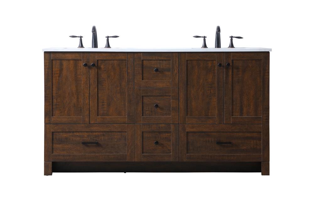 Elegant Furniture & Lighting - Soma 60 Inch Double Bathroom Vanity In Expresso - VF2860DEX veiw 1