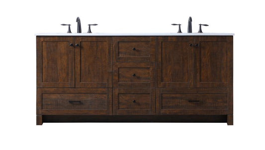 Elegant Furniture & Lighting - Soma 72 Inch Double Bathroom Vanity In Expresso - VF2872DEX veiw 1